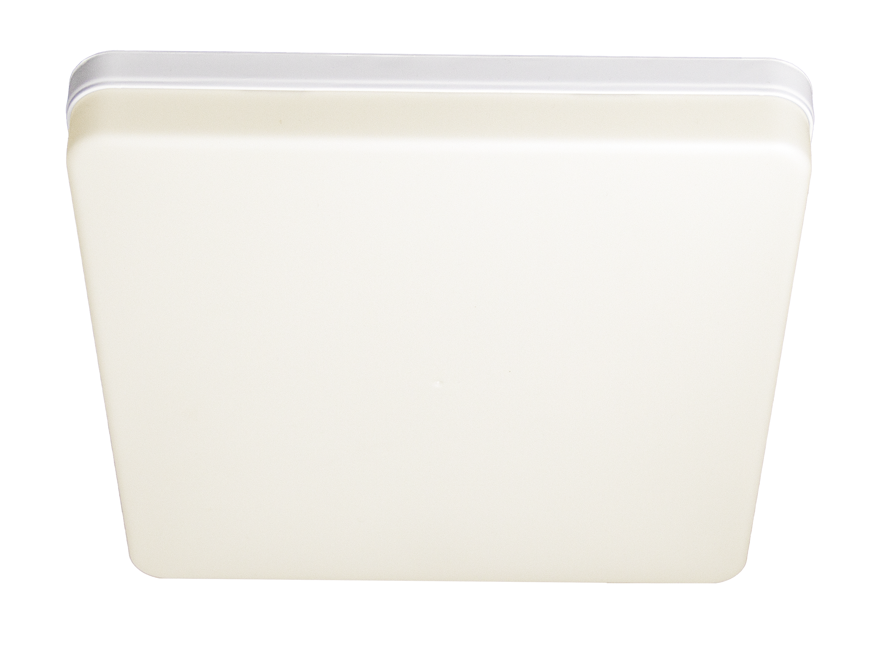 Plafón Futuro 48W 4000K Blanco Cuadrado, vista frontal.