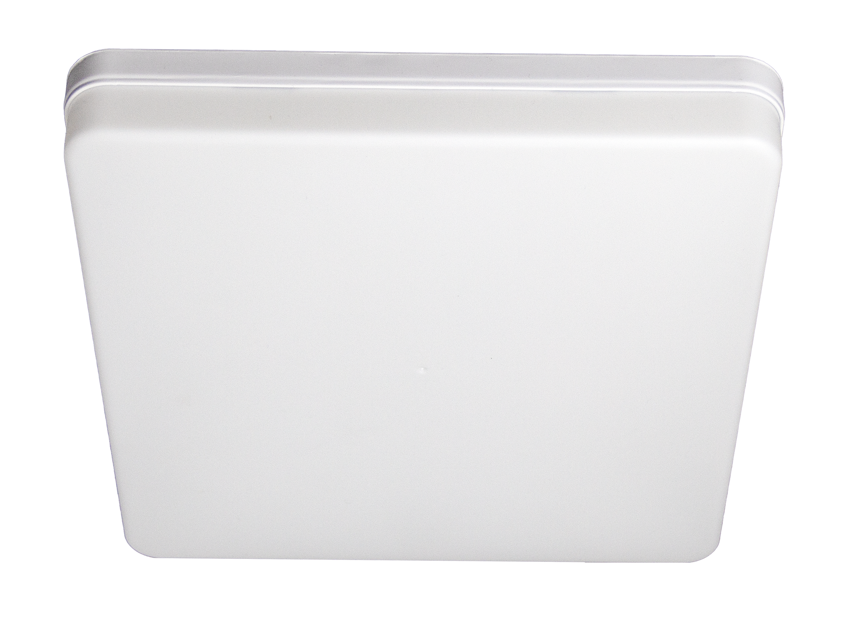 Plafón Futuro 48W 4000K Blanco Cuadrado, vista frontal.