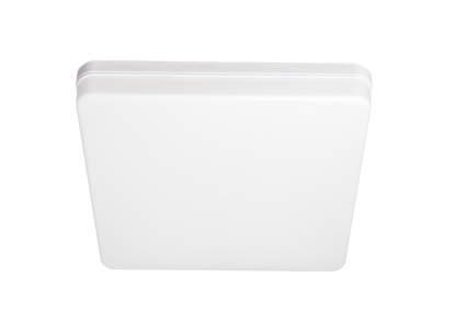 Plafón cuadrado de luz fría, ideal para oficinas