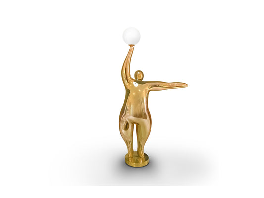 Figura Luminosa de Pie El Globo 81 cm Acabado Oro Schuller - vista principal | Schuller