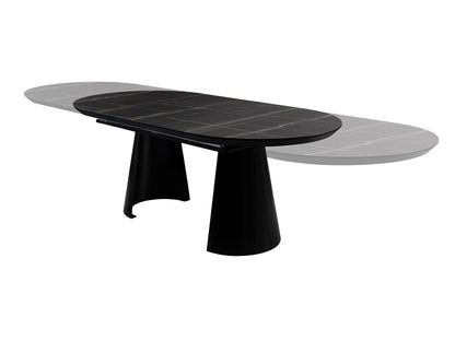 Mesa de Comedor Extensible Capri 206 cm Mármol Negro Schuller - vista principal | Schuller