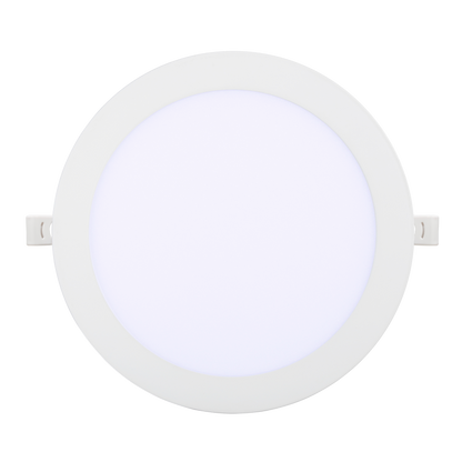 Downlight Obsidiana 4W 6500K blanco redondo, vista frontal. Fabrilamp en luzguru.com