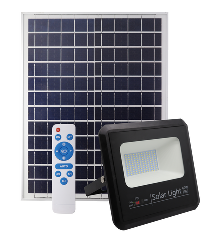 Luminaria solar potente ideal para iluminar jardines y patios