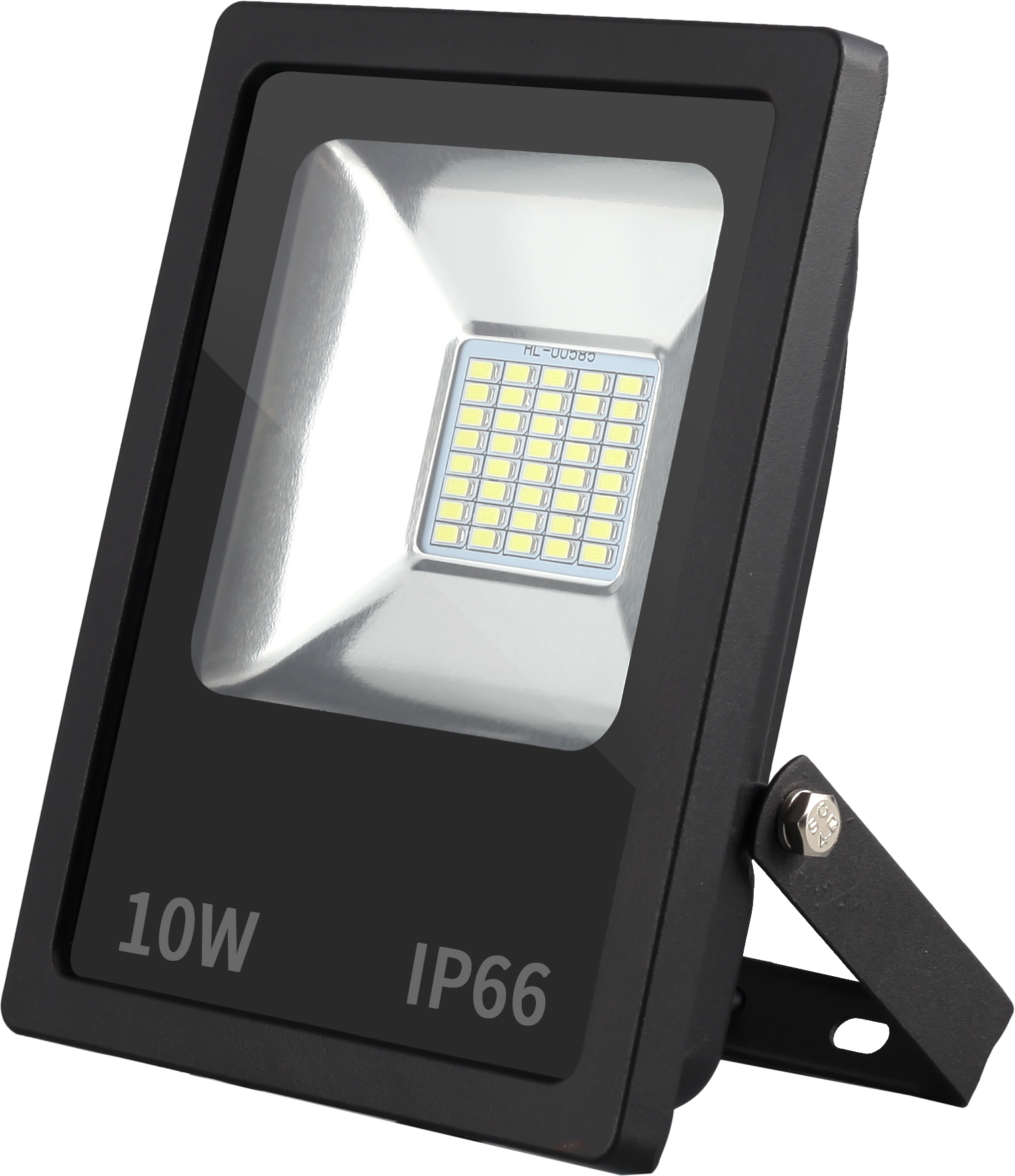 Proyector Dacita fabricado en aluminio color negro, ideal para iluminar tu jardín