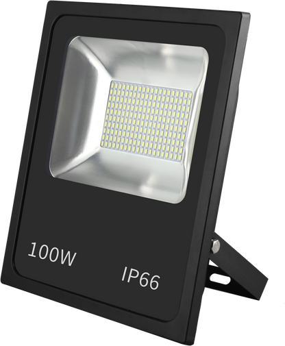 Proyector Dacita fabricado en aluminio color negro, ideal para iluminar jardines