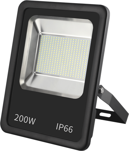 Proyector Dacita fabricado en aluminio color negro, ideal para iluminar jardines
