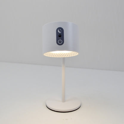 Detalle del control táctil en lámpara Loja LED ALEMAR - Vista lateral