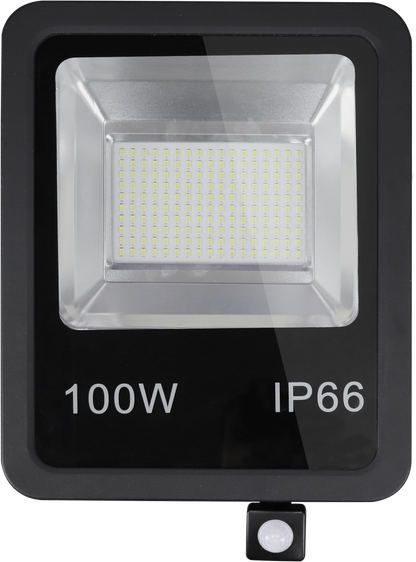 Proyector Olivino fabricado en aluminio color negro, ideal para iluminar tu jardín
