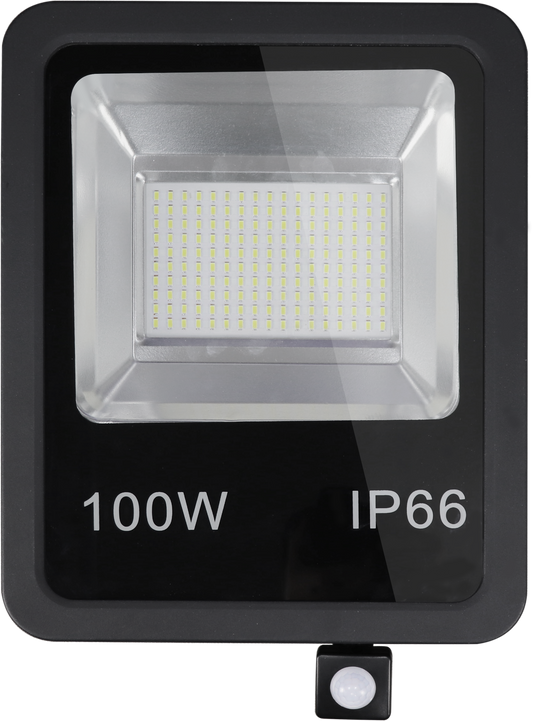 Proyector Olivino fabricado en aluminio color negro, ideal para iluminar tu jardín