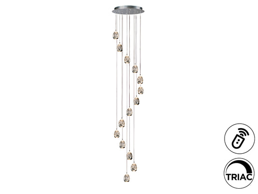 Lámpara Colgante Rocío 14 LED Cromo Schuller - vista principal | Schuller