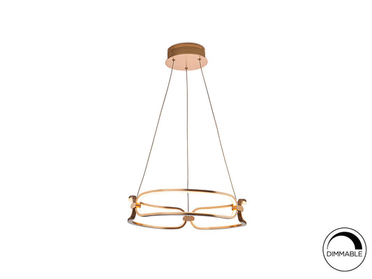 Lámpara LED de Techo Colette 47 cm Oro Rosa Schuller - vista principal | Schuller