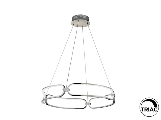 Lámpara de Techo LED Colette 60 cm Cromo Regulable Schuller - vista principal | Schuller