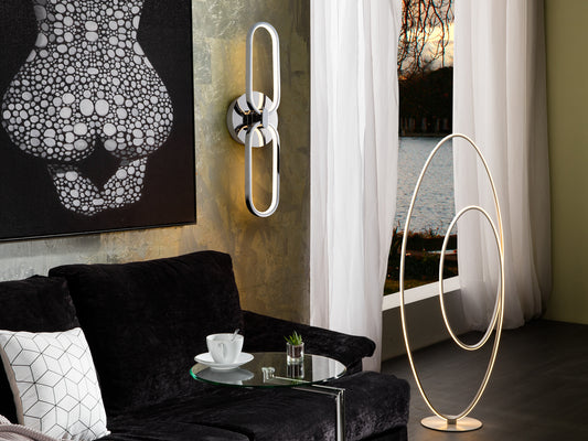 Aplique de Pared LED Colette 13W Cromo Schuller - vista principal | Schuller