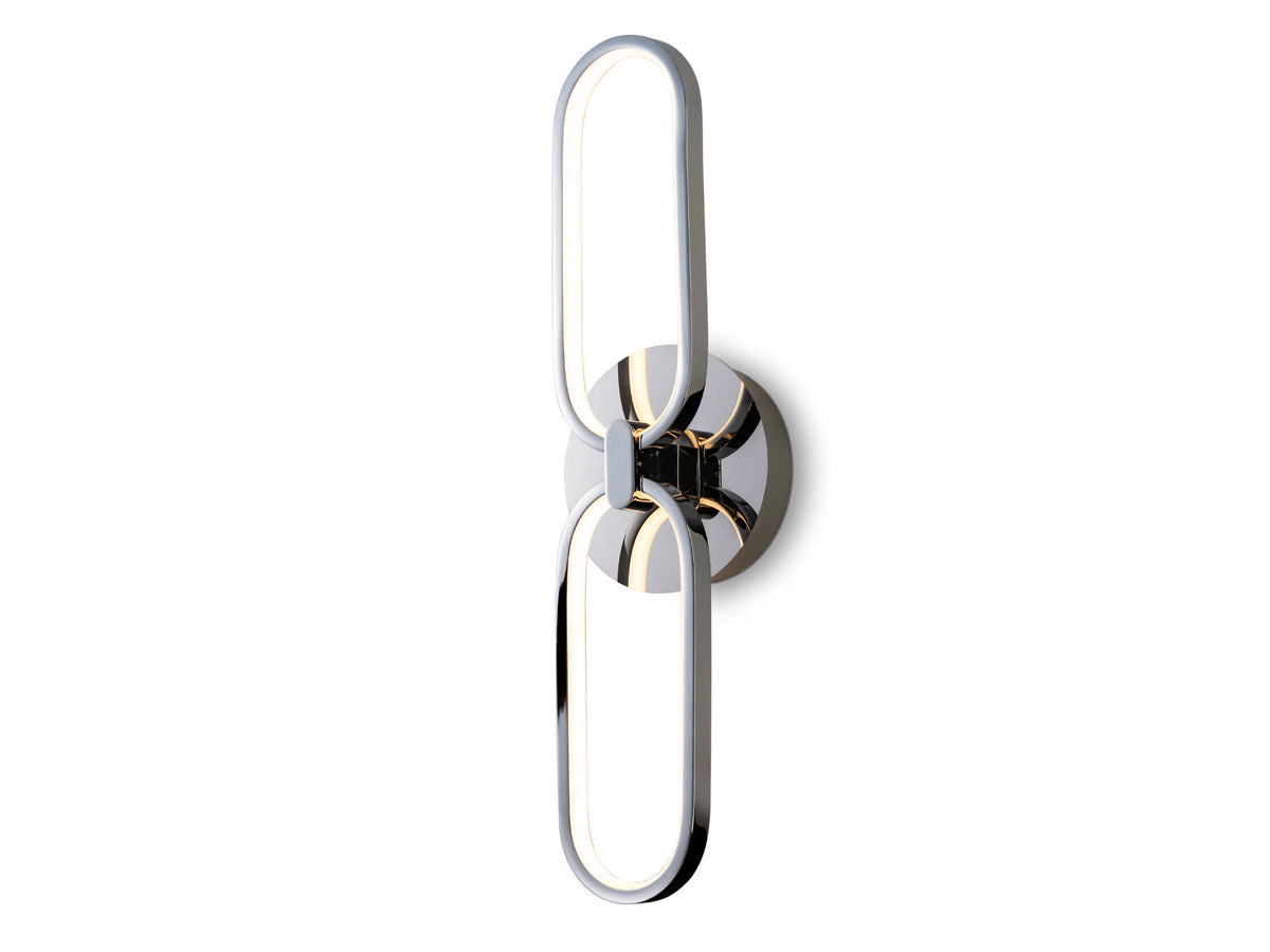 Aplique de Pared LED Colette 13W Cromo Schuller en ambiente decorado | Schuller