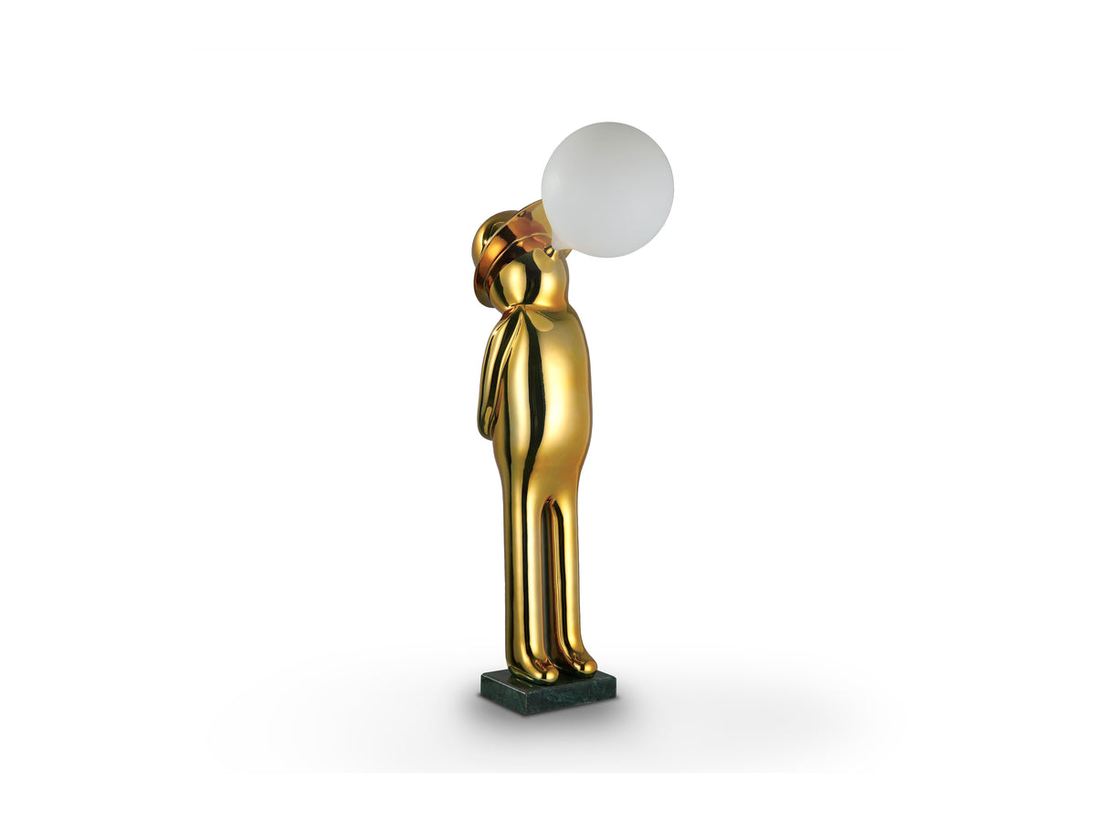 Figura Decorativa Iluminada Mr Bubble 82 cm Acabado Oro Schuller - vista principal | Schuller