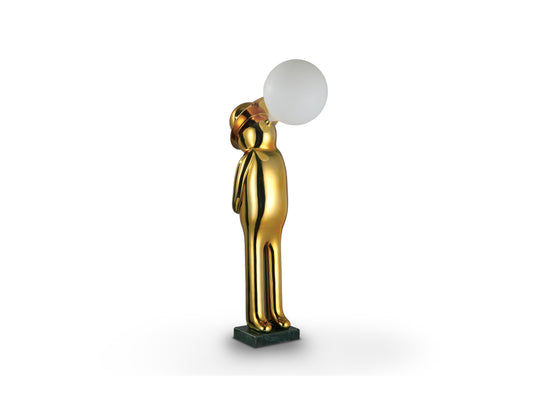 Figura Decorativa Iluminada Mr Bubble 82 cm Acabado Oro Schuller - vista principal | Schuller