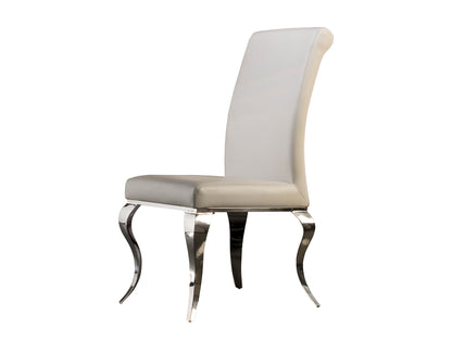 Silla Barroque Blanca Acero Inoxidable Clásica Schuller - vista principal | Schuller