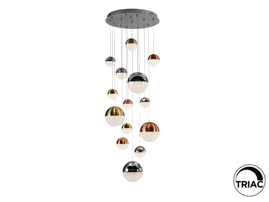 Lámpara Colgante LED Sphere 14 Luces 60 cm Dimable Schuller - vista principal | Schuller