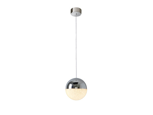 Lámpara Colgante LED Sphere Ø20 cm Cromo Schuller - vista principal | Schuller