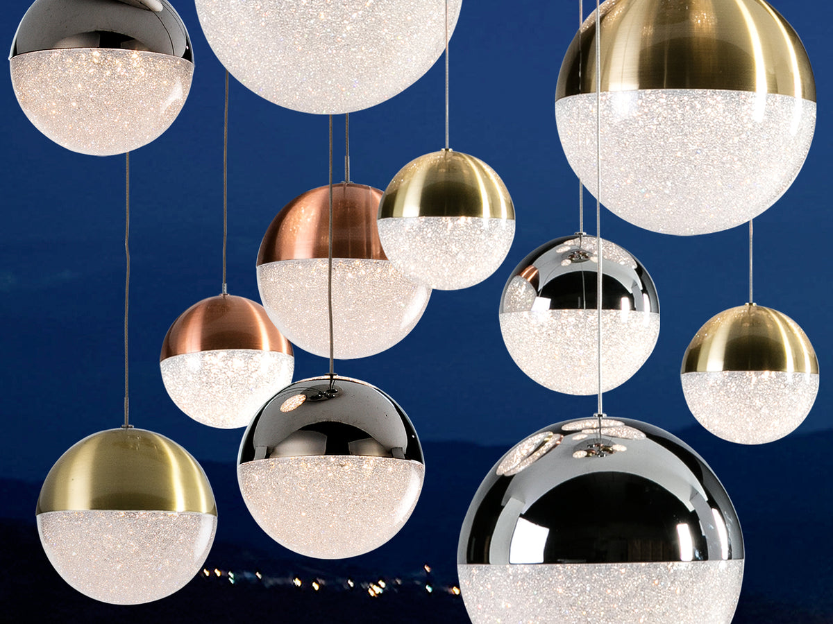 Lámpara Colgante LED Sphere Ø140 cm Dimable 55 Luces Schuller en ambiente decorado | Schuller