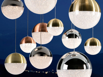 Lámpara Colgante LED Sphere Ø140 cm Dimable 55 Luces Schuller en ambiente decorado | Schuller