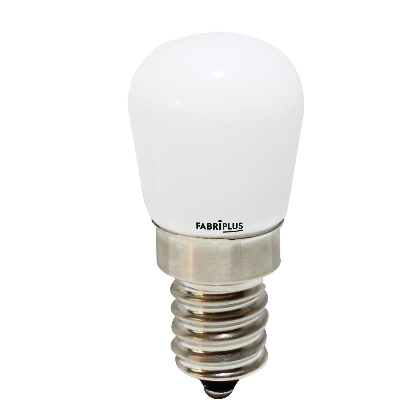 Bombilla Tubular LED Fabriplus 3.5W 6000K E14, vista frontal.