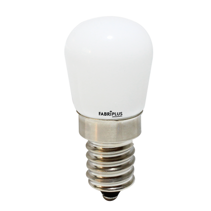 Bombilla Tubular LED Fabriplus 3.5W 6000K E14, vista frontal.