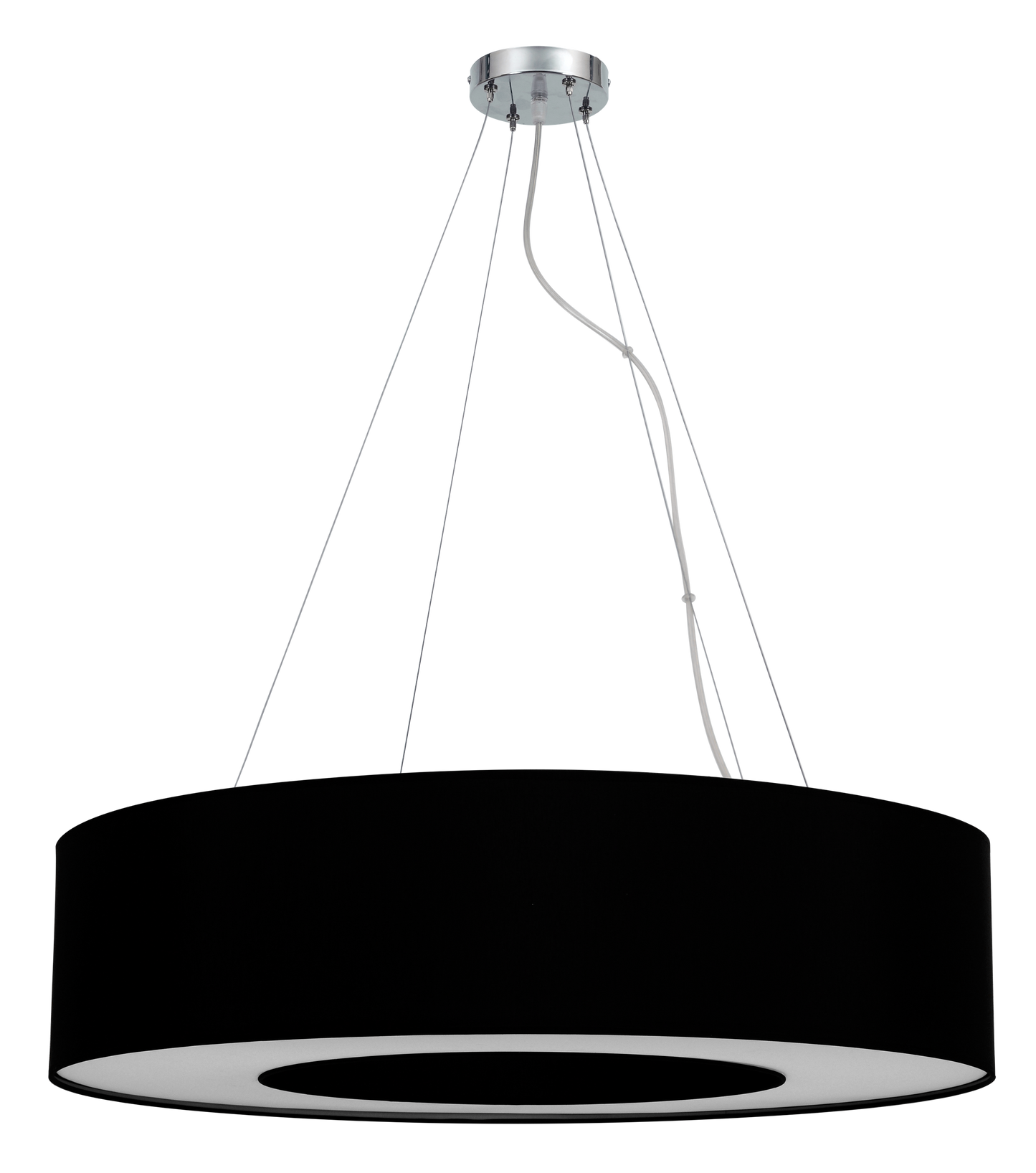 Colgante techo con iluminación difusa ideal para crear ambiente acogedor en el salón