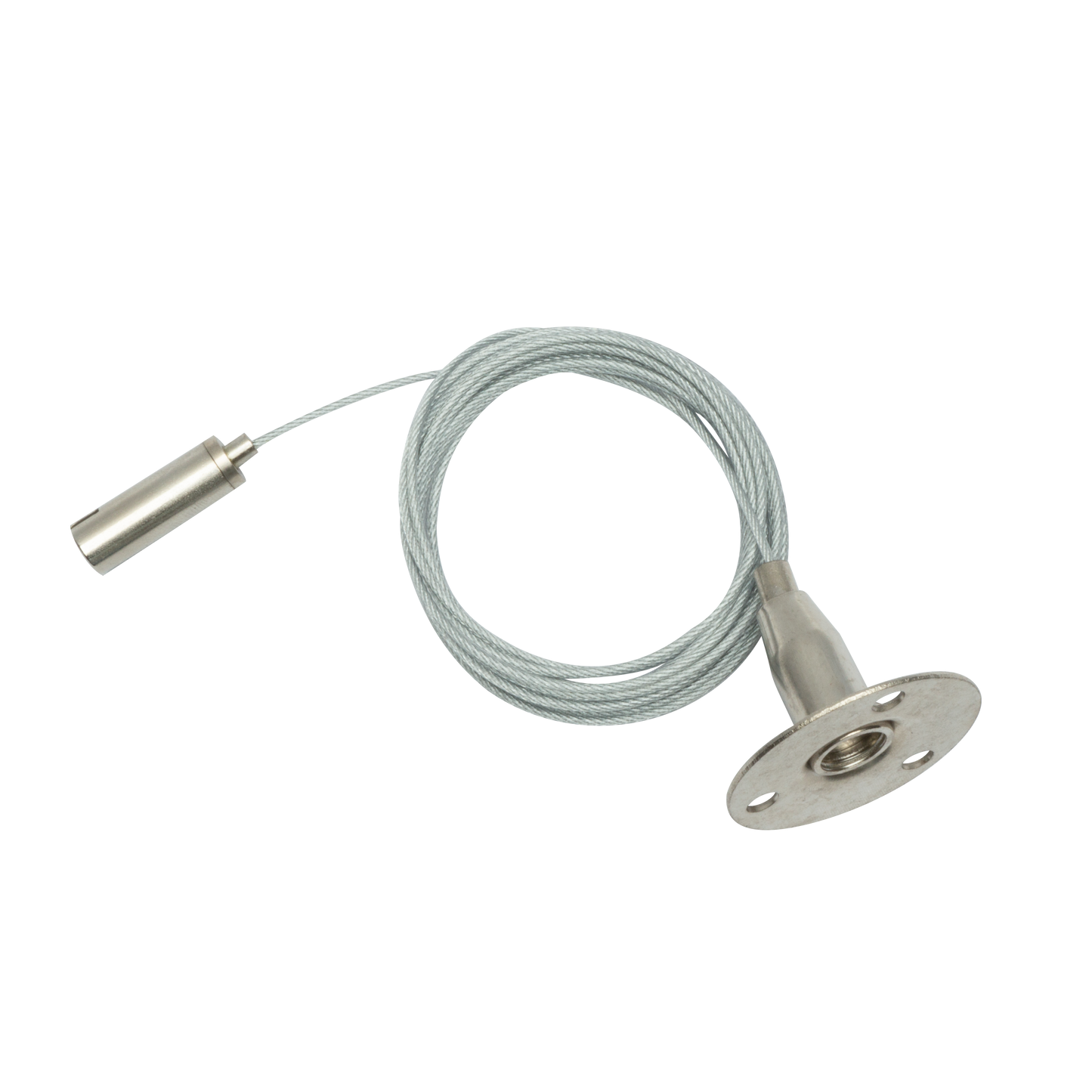 Kit cables fabricado en acero inoxidable color acero inoxidable para carril de focos