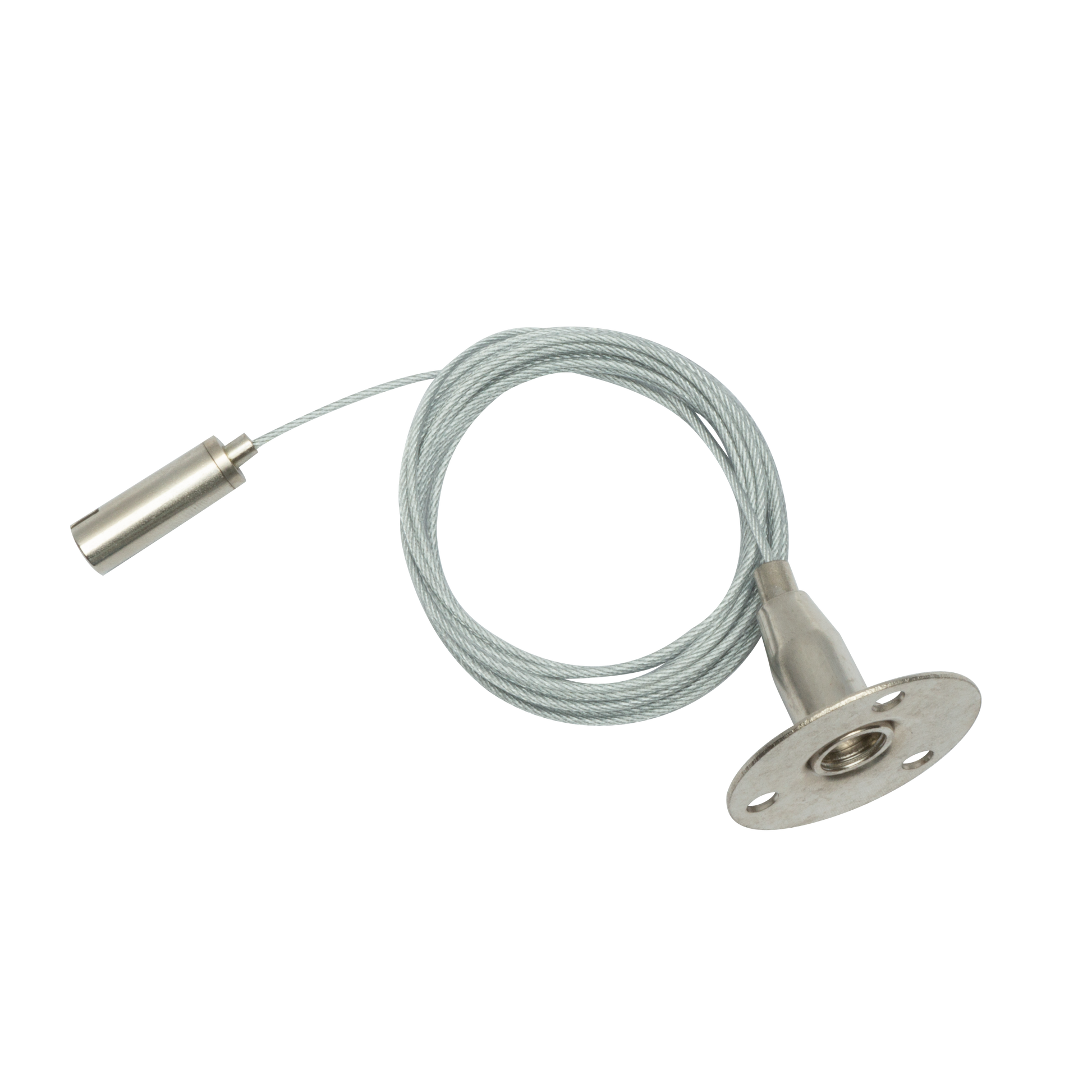 Kit cables fabricado en acero inoxidable color acero inoxidable para carril de focos