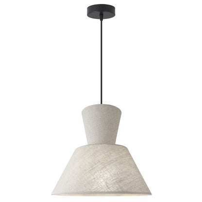 Lámpara colgante Carlo rústico ALEMAR con doble pantalla - Vista principal