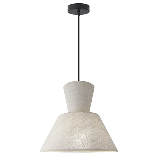 Lámpara colgante Carlo rústico ALEMAR con doble pantalla - Vista principal