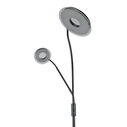 Lámpara GENOVA fabricada en metal color negro con luz LED