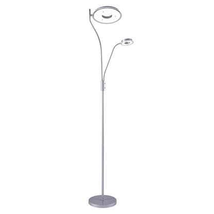 Lámpara de pie LED GENOVA BELAIR con brazo de lectura, modelo 8001 SL