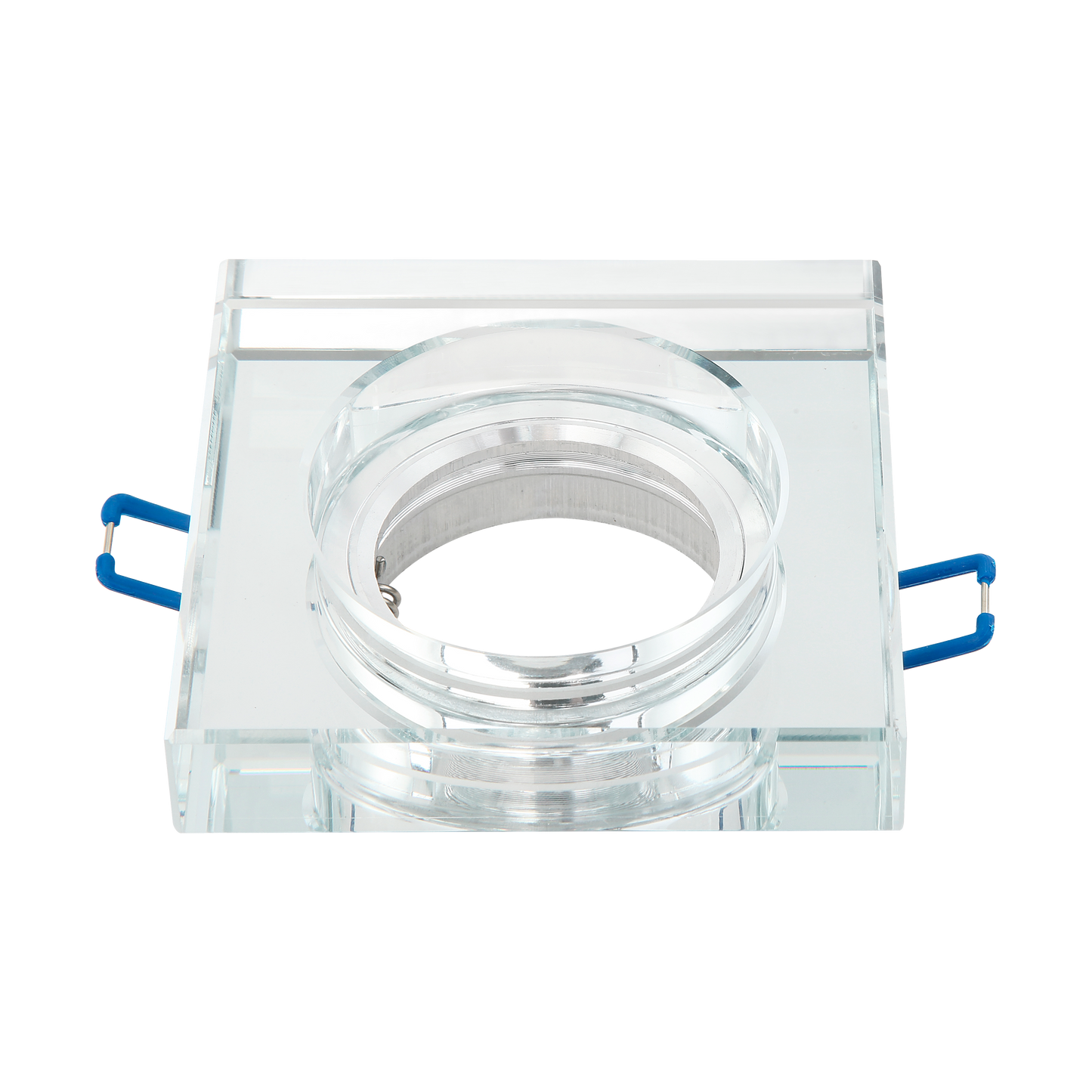 Empotrable Solna fabricado en aluminio color transparente con portalámparas GU10