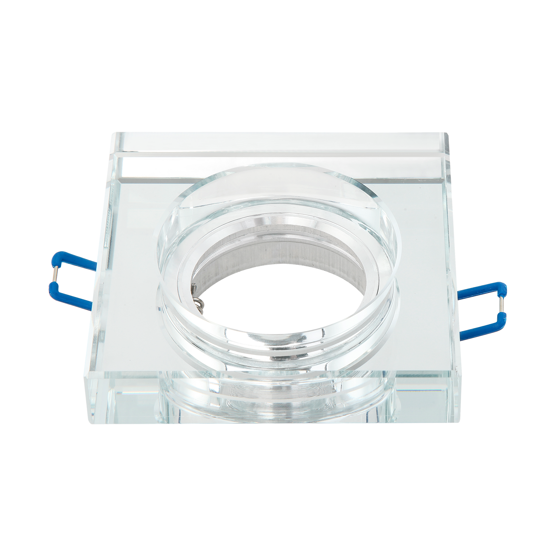 Empotrable Solna fabricado en aluminio color transparente con portalámparas GU10