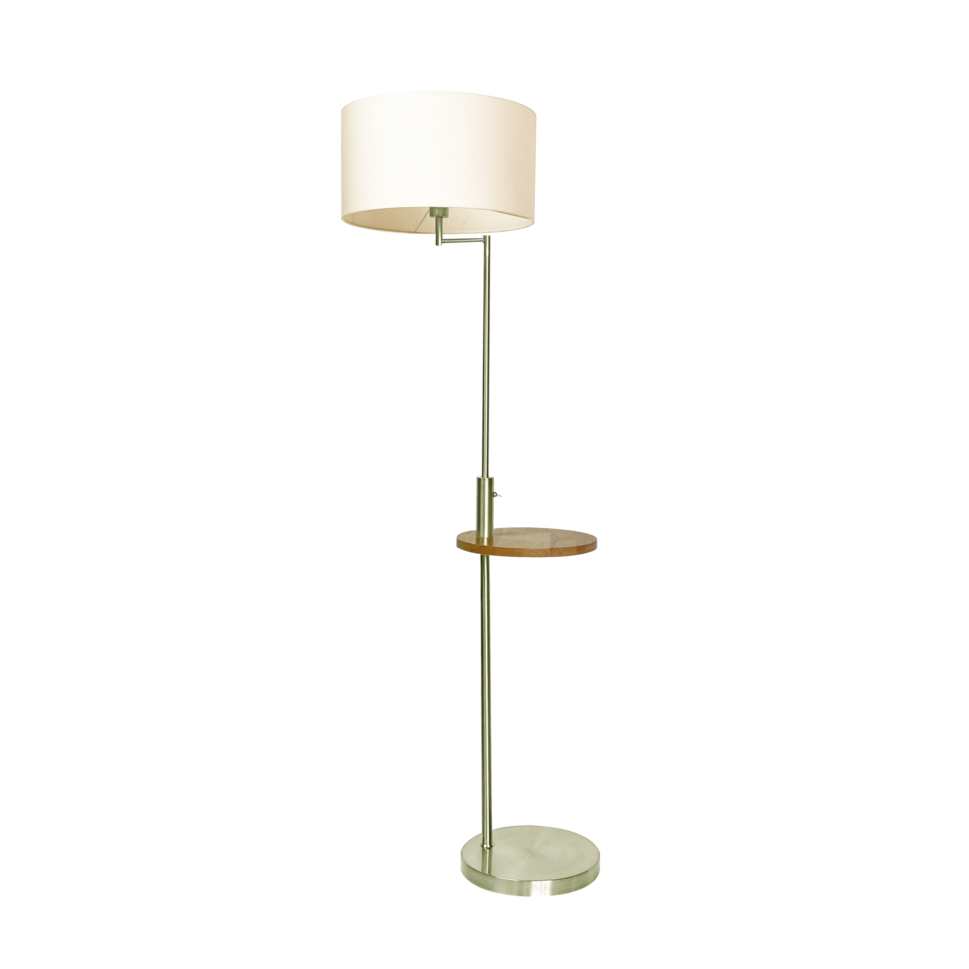 Lámpara de pie moderna con mesa, perfecta para lectura en interiores