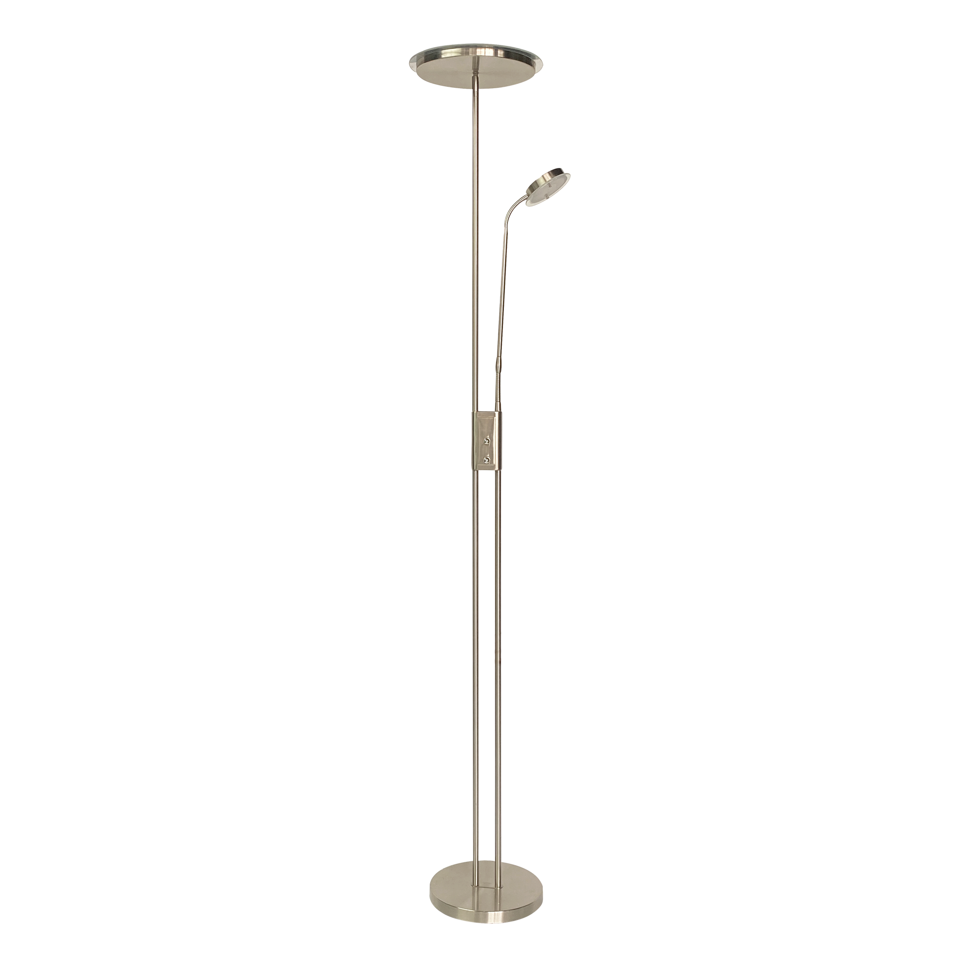 Lámpara de pie con tecnología LED integrada y regulable