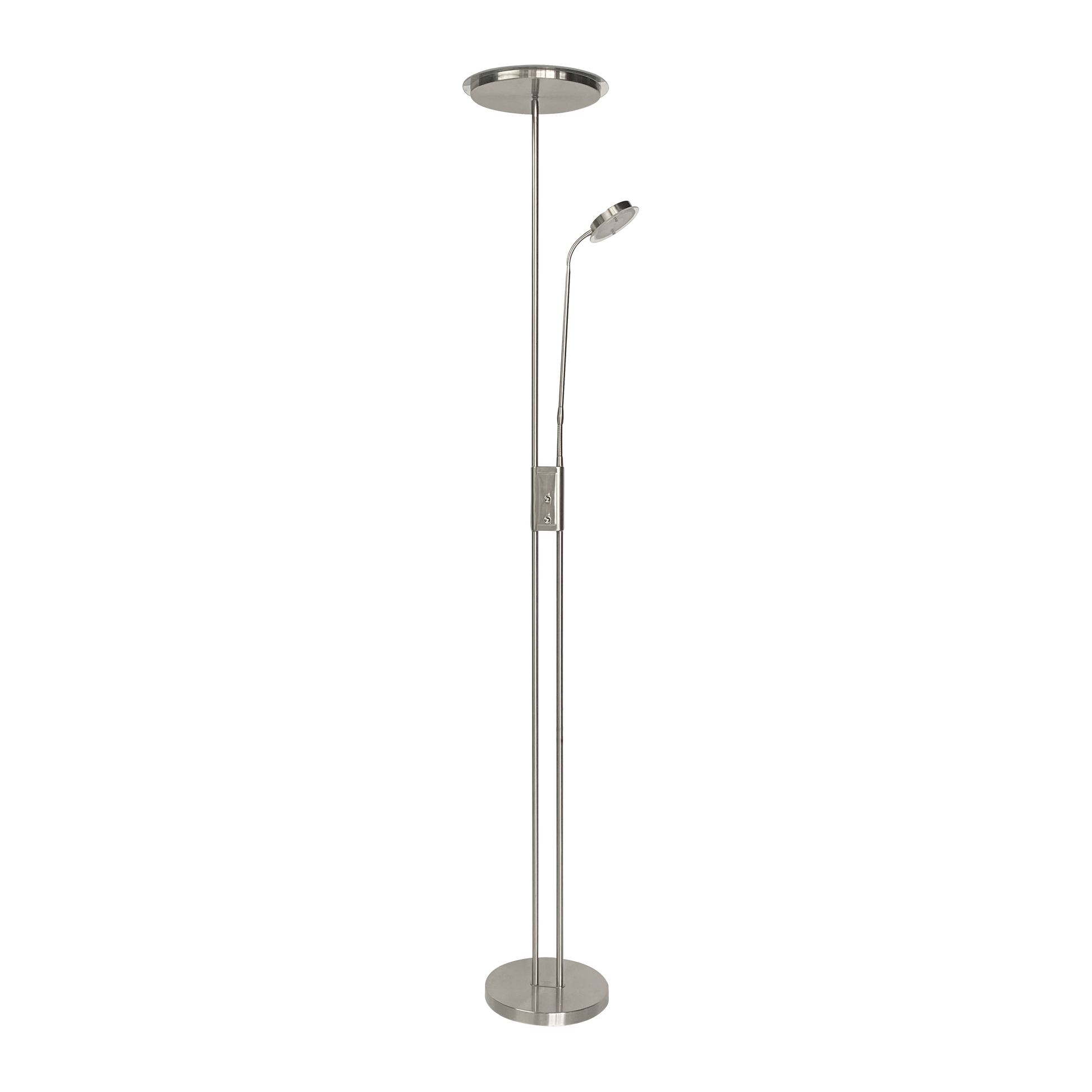 Lámpara de pie LED con luz regulable ideal para lectura en interiores