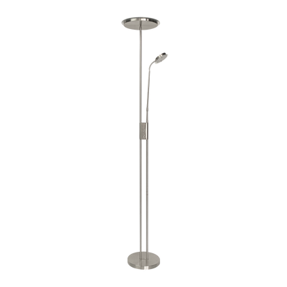 Lámpara de pie LED con luz regulable ideal para lectura en interiores