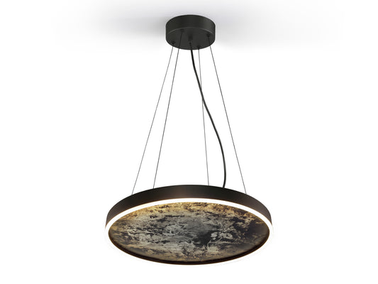 Lámpara de Techo LED Colgante Stone 60 cm Negro CCT Schuller - vista principal | Schuller