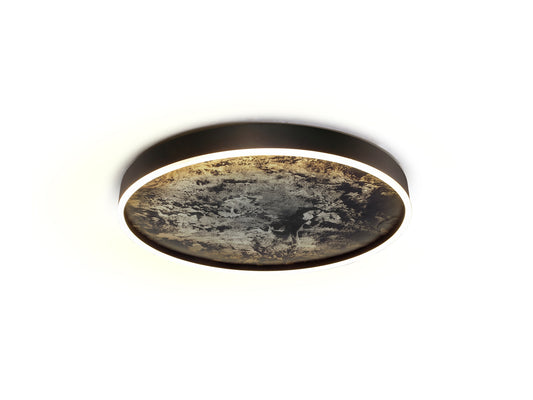 Plafón de Techo LED Stone 60 cm CCT Negro Schuller - vista principal | Schuller