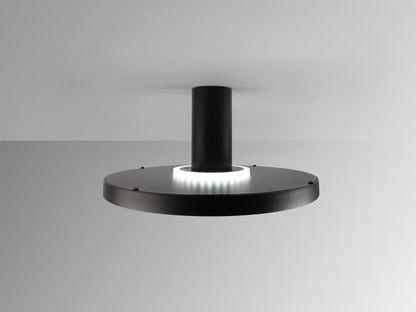 Aplique de Pared LED Stone 32 cm CCT Negro Schuller en ambiente decorado | Schuller · Ref. 803641