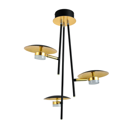 Lámpara colgante moderna de 3 luces perfecta para interior