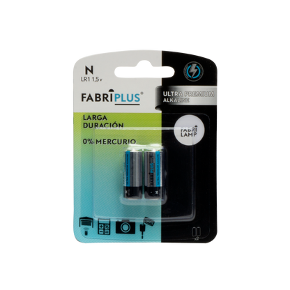 Pilas alcalinas Fabriplus / Abrila con 1.5V, ideal para uso en el hogar