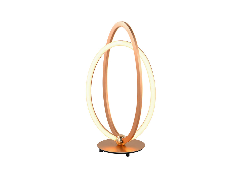 Lámpara de Sobremesa LED Ocellis 22W Oro Rosa Schuller