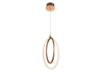 Lámpara Colgante LED Ocellis 22W Oro Rosa Schuller - vista principal | Schuller