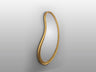 Espejo Decorativo Brigitte de Schuller (Brigitte) en color Dorado con marco de forma orgánica - Ref 815567.
