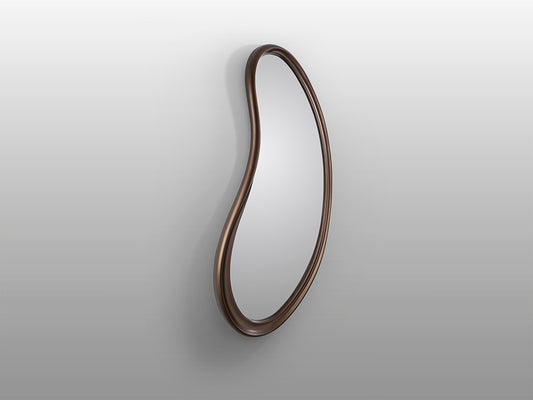 Espejo Decorativo Brigitte de Schuller (Brigitte) en color Bronce Oscuro con forma fluida - Ref 815574.

