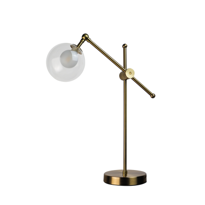 Lámpara de sobremesa con iluminación difusa ideal para crear un ambiente acogedor